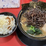 とらきち家 光 - 味玉ラーメン キクラゲ ライス