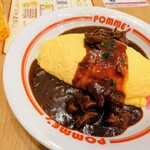 ポムの樹 - 料理写真:プレミアム牛タンシチューオムライスM