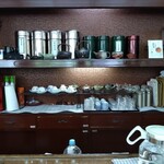 味真野茶屋 - カウンター席からパチリ