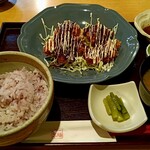 一膳めしや - みそマヨ チキンカツ　ご飯大盛り(800円＋150円)