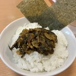 九州らーめん 亀王 - 高菜ごはん