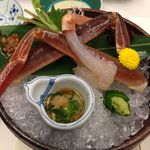 西村屋　本館 - 蟹のお造り