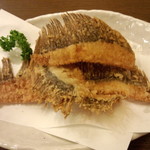 温や - カレイのヒレせんべい320円(2015.03.27)