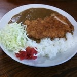 太田食堂 - カツカレーライス　ご飯がかなり多いです。