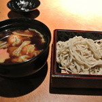 酒とそば まるき - 春キャベツとつみれせいろ