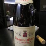 天雅 - 次はブルゴーニュの赤ワインで天ぷらを。フレッシュな渋みが印象的。