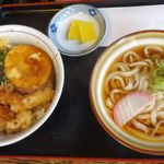 千里十里 - うどんと天丼セット千里十里岡崎店（岡崎市）食彩品館.jp撮影