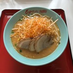 くるまやラーメン - 料理写真:ねぎ味噌ラーメン+チャーシュー3枚