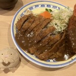 洋食屋 双平 - ビフカツとエビフライ定食。