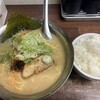 燦燦 - ピリ辛らーめん 大盛ねぎTP、ライス