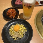 焼肉問屋 牛蔵 - もやしナムル＆キムチ