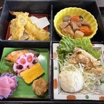 かづきケータリングサービス - 彩り炊き込みご飯幕の内御膳1300円