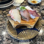 回転すし北海道 - 初夏の三貫盛