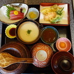 麦とろ和食 静 - 麦とろ御膳：1,370円 (2015/3)