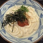 丸亀製麺 - 冷やし明太クリームうどん