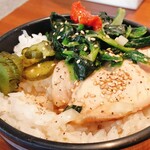 横浜家系ラーメン 麺田 - ライス（色々のせ）