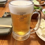 炭焼鳥長 - 飲み放題の生ビール