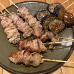 炭焼鳥長 - 盛り合わせ３種