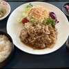 レストラン あっぷるひる - オリジナルしょうが焼き定食