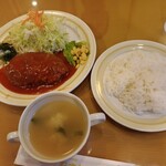 レストラン　むさし - ハンバーグ定食
