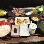 かとう - ◉ 鰹タタキ御膳 ¥1,500-