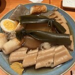 カストリ酒場セ井ロ - おでん盛り合わせ　出汁は薄目で好みです