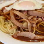 パス太 あんかけ亭 - ミラネーズに玉子をトッピング