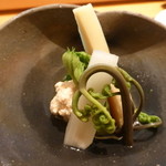 一心鮨 光洋 - 山菜、鯛の真子