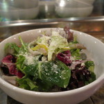 ピッツェリア ナポレターナ ラ・タヴォロッツァ - ランチのサラダ（2015年4月）
