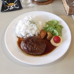 シロクマ食堂 - ハンバーグ￥１２００也