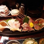 越後一会 十郎 - おまかせ刺盛１人前960円