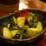 やきとり倶楽部 旗の台店 - ごま塩きゅうり