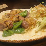 砂肝ガーリックバター炒め