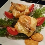 藍譜 - 海老とアボカドのクリームチーズ焼き