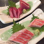 味彩 中々 - 金目鯛とまぐろのお刺身