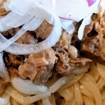 ラーメン サンガ - 【メキシコっぽいまぜそば】のまぜそばのゴロチャー