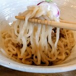 ラーメン サンガ - 【メキシコっぽいまぜそば】のまぜそばの麺