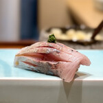 Ebisu Sushi Hatsume - 真アジ鯵 生姜醤油
