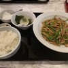 雁川 - ）青椒肉絲定食（ライスおかわり無料