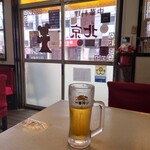 中華料理 北京 - 北京で昼下がりのビール