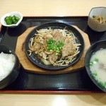 ふかがわ - 豚生姜焼き御膳 2015.3