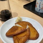 信州そば処 そば茶屋 - 津名物の魚歳さつま揚げ