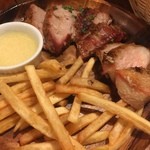 馬県産 阪東もち豚肩ロース 〜カシラ〜のスモークグリル