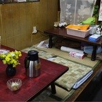 市場食堂 - 小上がり席は畳です