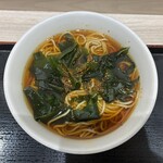 いろり庵きらくそば - 料理写真:わかめそば