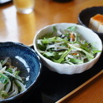 旬菜御膳と彩どり共通の前菜