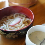 おひつや - 旬菜御膳と彩どり御膳共通の選べる茶碗蒸しorうどん