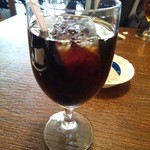 ビストロミカサ - ポークソテー(1200円)アイスコーヒー