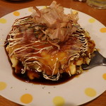 みやちゃん - お好み焼き　もちチーズ  750円