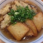 うどんウエスト - ネギは自分で好きなだけ乗せます